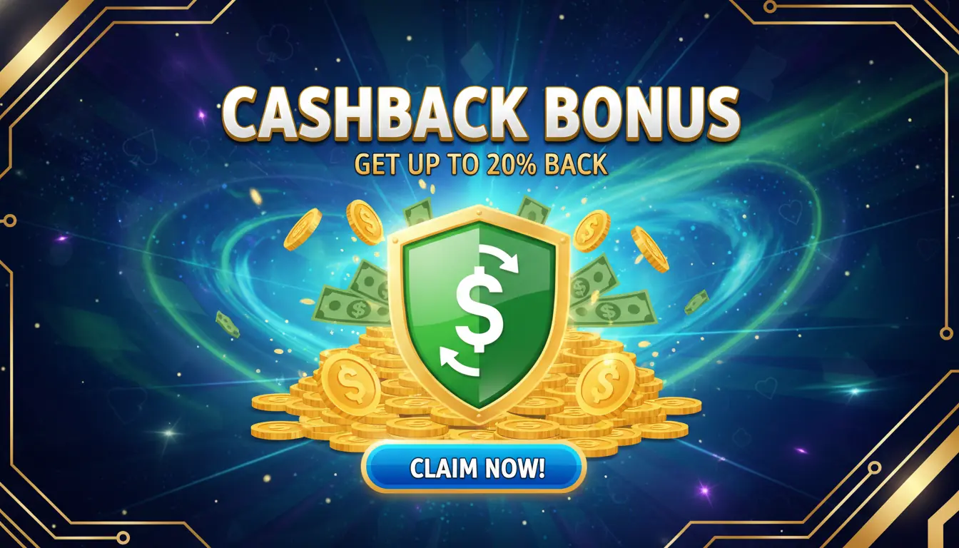 Vauhti casino cashback-bonus